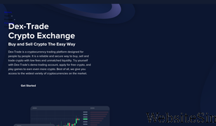 dex-trade.com Screenshot