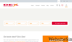 dex.be Screenshot