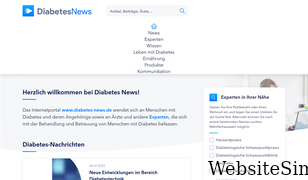 diabetes-news.de Screenshot