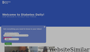 diabetesdaily.com Screenshot
