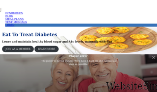 diabetesmealplans.com Screenshot