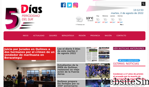 diario5dias.com.ar Screenshot