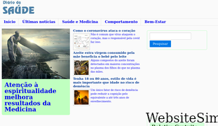 diariodasaude.com.br Screenshot