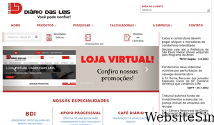 diariodasleis.com.br Screenshot