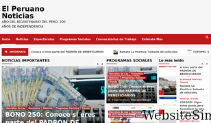 diarioelperuano.pe Screenshot