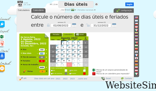 dias-uteis.com Screenshot