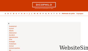 dicophilo.fr Screenshot