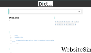 dict.site Screenshot