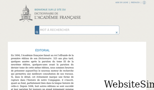 dictionnaire-academie.fr Screenshot