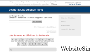dictionnaire-juridique.com Screenshot