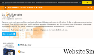 dictionnairedelazone.fr Screenshot