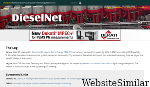 dieselnet.com Screenshot