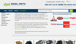 dieselpartsdirect.com Screenshot