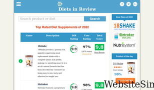 dietsinreview.com Screenshot