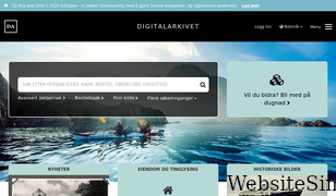 digitalarkivet.no Screenshot