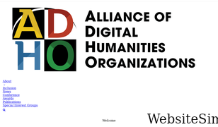 digitalhumanities.org Screenshot