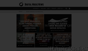 digitalmusicnews.com Screenshot