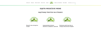 dijetamesecevemene.com Screenshot