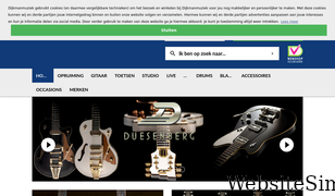 dijkmanmuziek.nl Screenshot