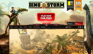 dinostorm.com Screenshot