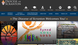 dioceseofscranton.org Screenshot