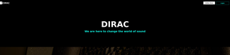 dirac.com Screenshot