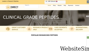 direct-peptides.com Screenshot