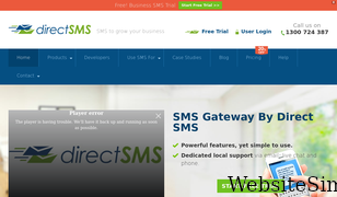 directsms.com.au Screenshot