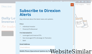 direxion.com Screenshot