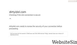 dirtyidol.com Screenshot