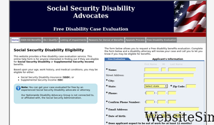 disabilityapplicationhelp.org Screenshot