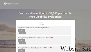 disabilitybenefitscenter.org Screenshot