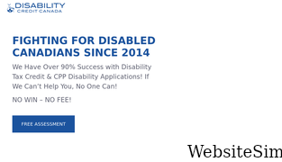 disabilitycreditcanada.com Screenshot