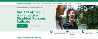 disabledpersons-railcard.co.uk Screenshot