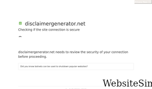 disclaimergenerator.net Screenshot