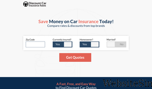 discount-car-insurance-rates.com Screenshot