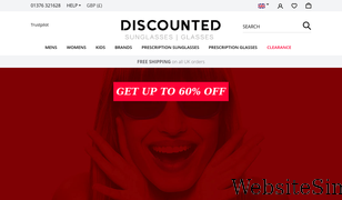 discountedsunglasses.co.uk Screenshot