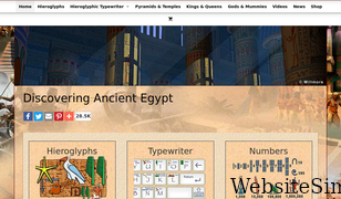 discoveringegypt.com Screenshot