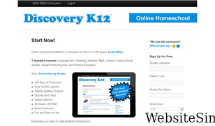 discoveryk12.com Screenshot