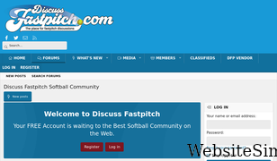discussfastpitch.com Screenshot