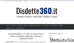 disdette360.it Screenshot