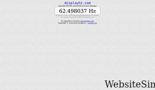 displayhz.com Screenshot