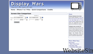 displaywars.com Screenshot