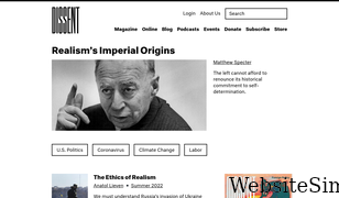 dissentmagazine.org Screenshot