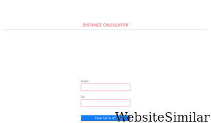 distancecalc.com Screenshot