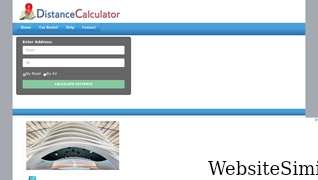 distancecalculator.co.za Screenshot