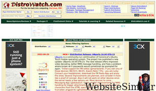 distrowatch.com Screenshot