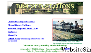 disused-stations.org.uk Screenshot