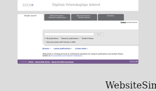 diva-portal.org Screenshot