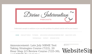 divineinterventionpodcasts.com Screenshot
